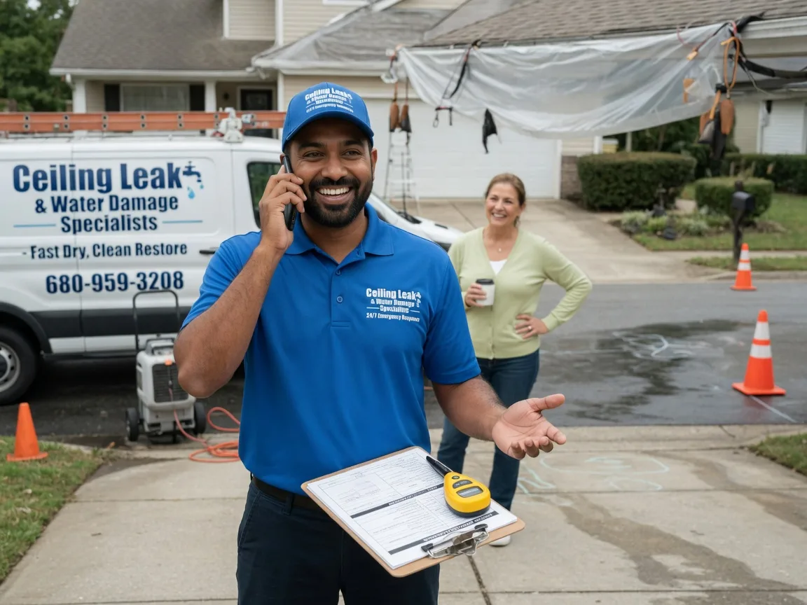 Ceiling Leak Cleanup Woodland Park, CO FAQs